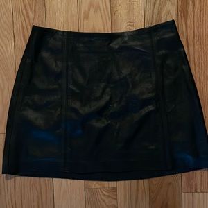 Reformation Leather Skirt